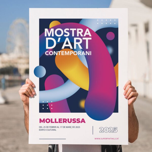 Impressió i disseny gràfic de cartells publicitaris personalitzats per promocionar la teva empresa, event o festival amb SuperPrinting.cat