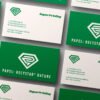Impressió online de targetes de visita ecològiques, en paper reciclat a SuperPrinting.cat