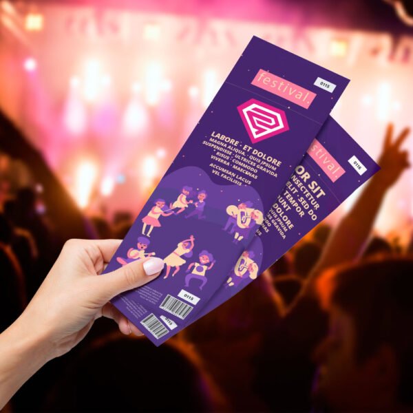Entrades per Events i Festivals, personalitzades amb SuperPrinting.cat