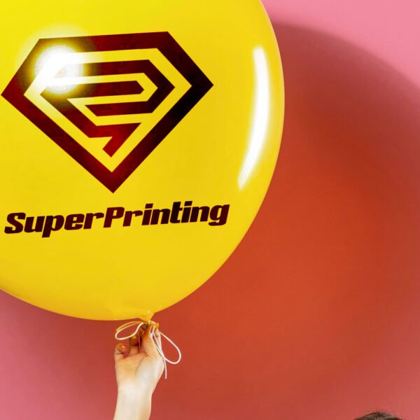 Globus Gegants Personalitzats amb el logotip, marca o mkissatge promocional a SuperPrinting.cat