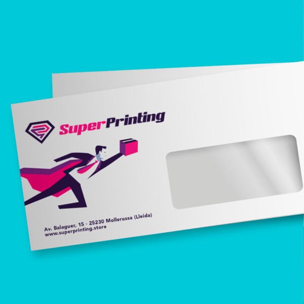 Imprimir sobres amb finestreta o sense, per a oficina de qualitat a SuperPrinting