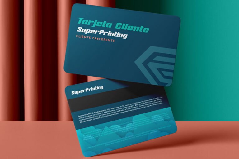 Targeta de PVC amb banda magnètica ideal com a targeta client o d'accés