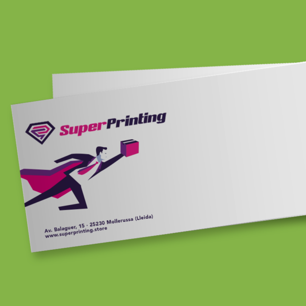 Imprimir sobres en papel reciclado, calidad y sostenibilidad en SuperPrinting