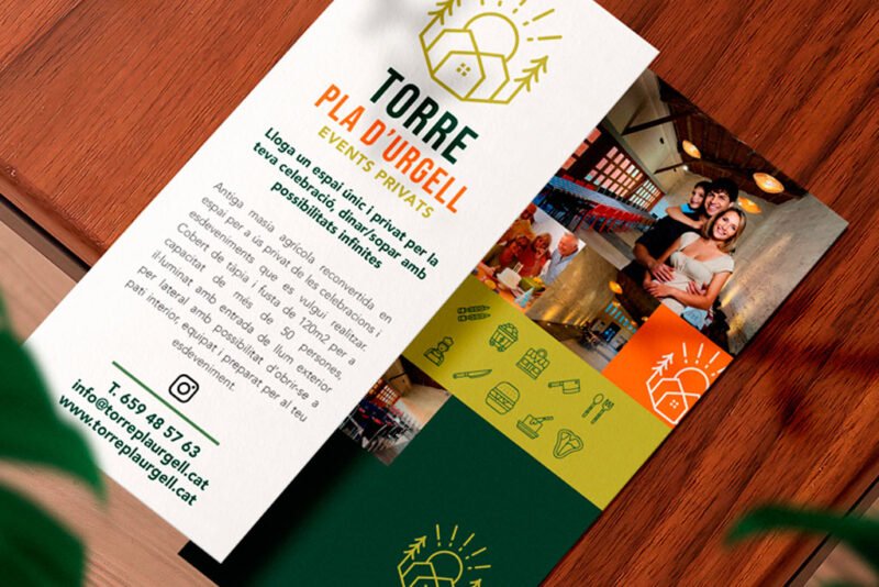 Disseny de Flyers Publicitaris per a Torre Pla d'Urgell - SuperPrinting.cat