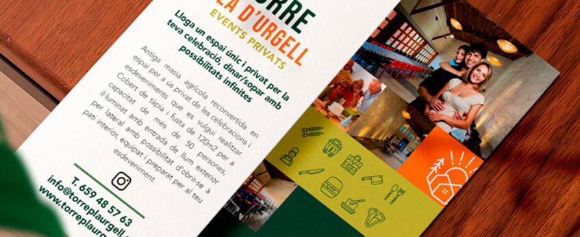Disseny de Flyers Publicitaris per a Torre Pla d'Urgell - SuperPrinting.cat